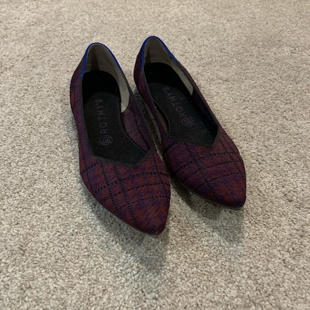 Cranberry Plaid Points